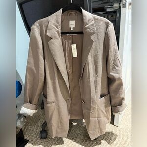 Anthropologie Maeve linen Blazer